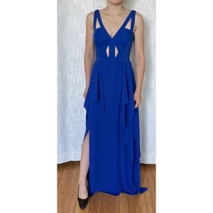 BCBG: Beautiful long blue gown